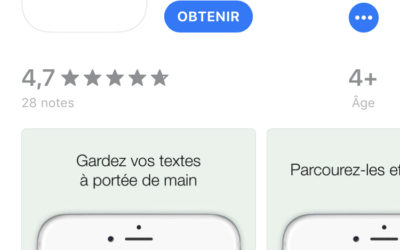 Une appli pour apprendre votre texte ?