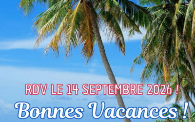 Rentrée la semaine du 14.09.2026